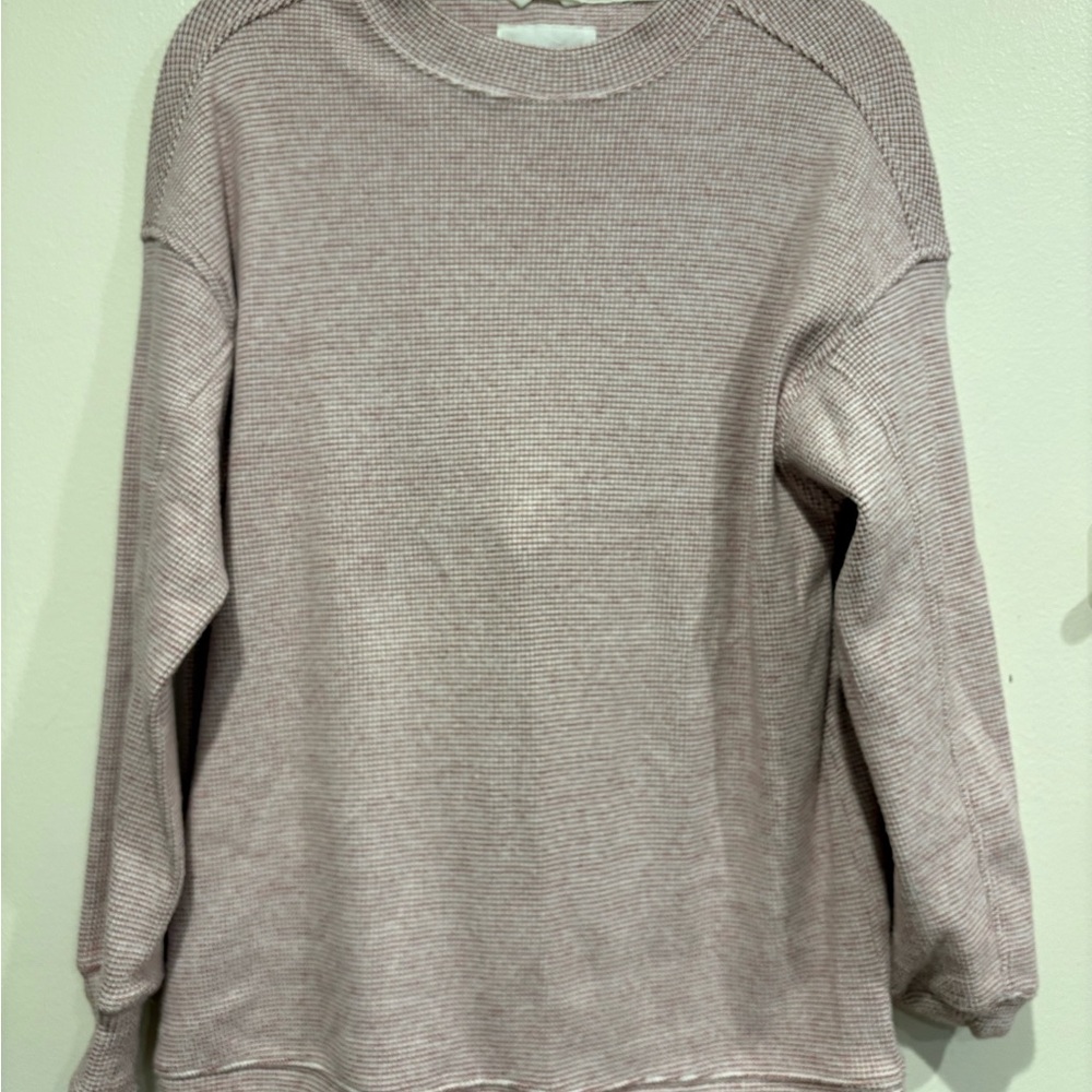 Aerie Red/Cream Sweater